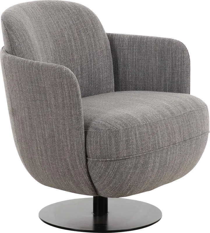 Stormwoody II Gray Swivel Accent Chair