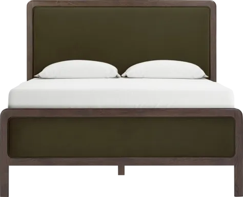 Suncier Green Queen Bed