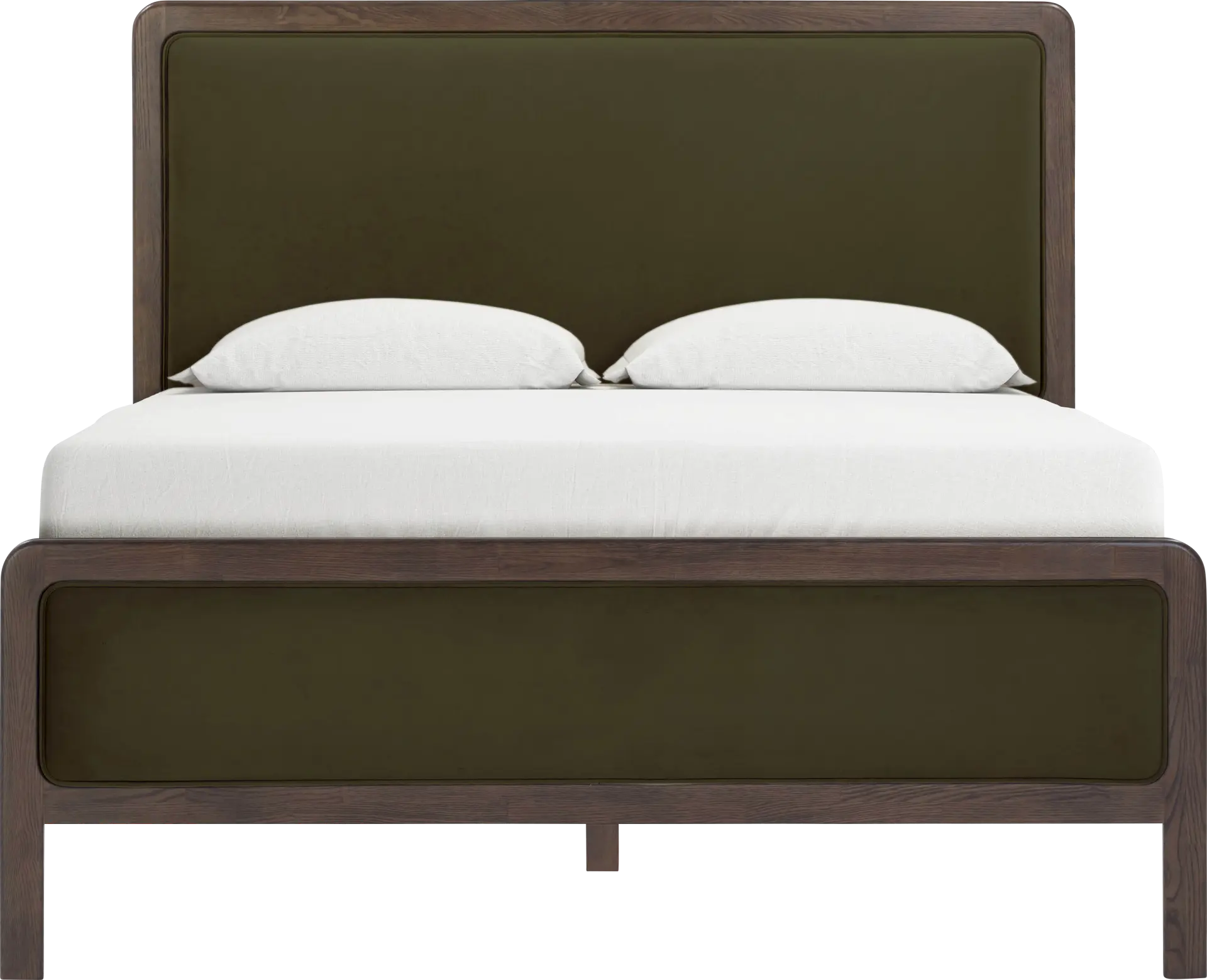 Suncier Green Queen Bed