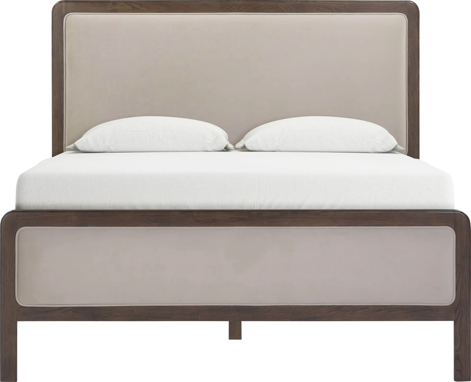 Suncier Taupe Queen Bed