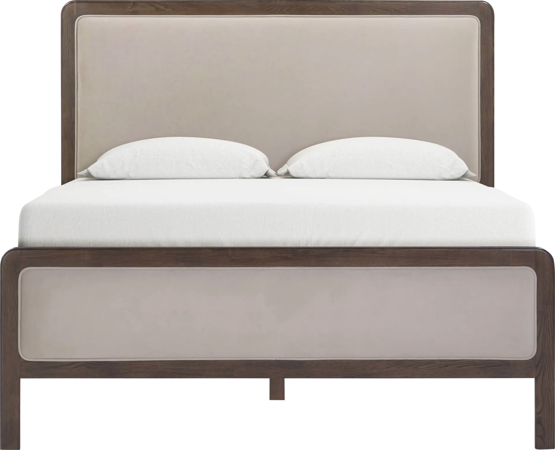 Suncier Taupe Queen Bed - Image 1