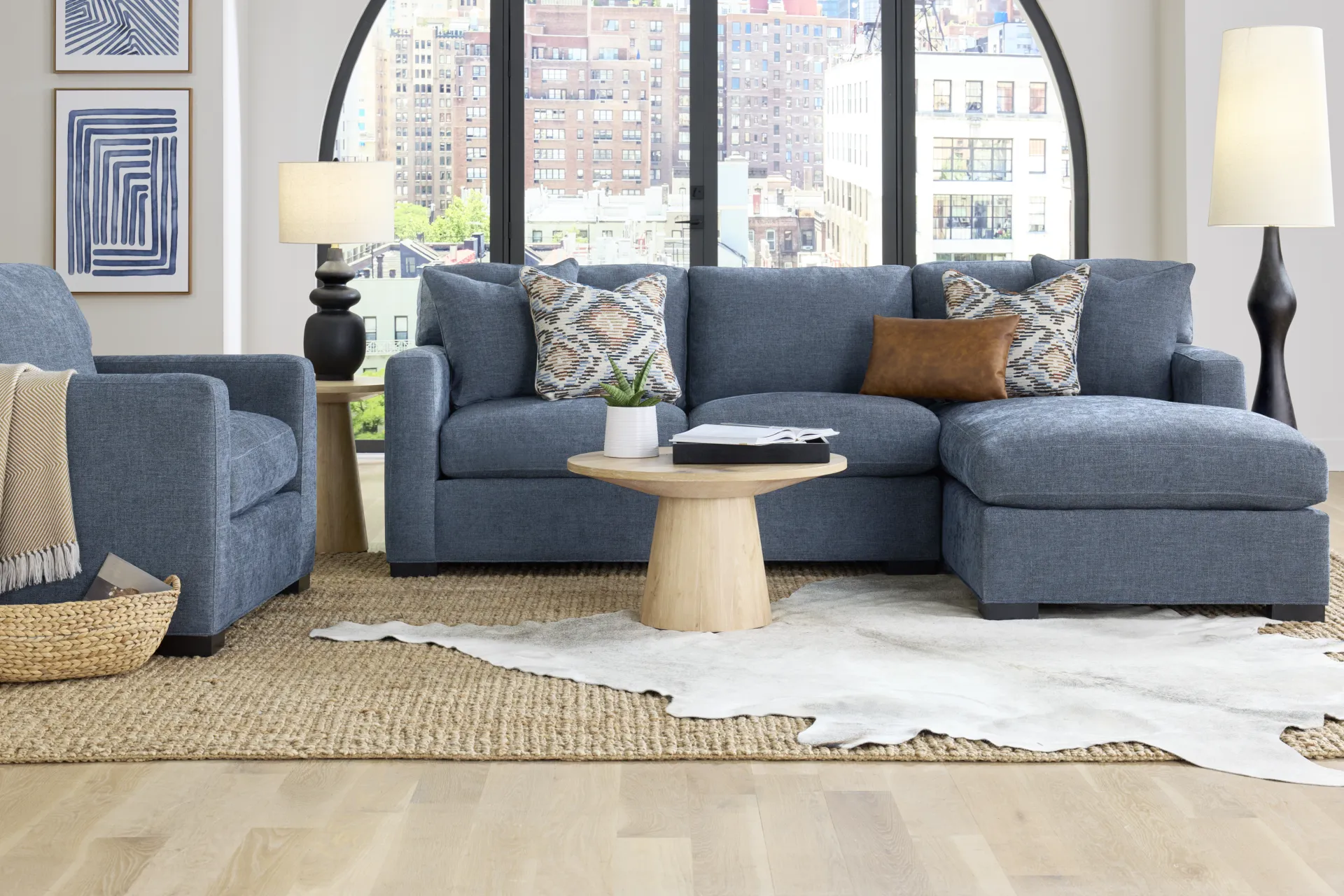 Harmonie Sapphire 2 Pc Sectional - Image 1