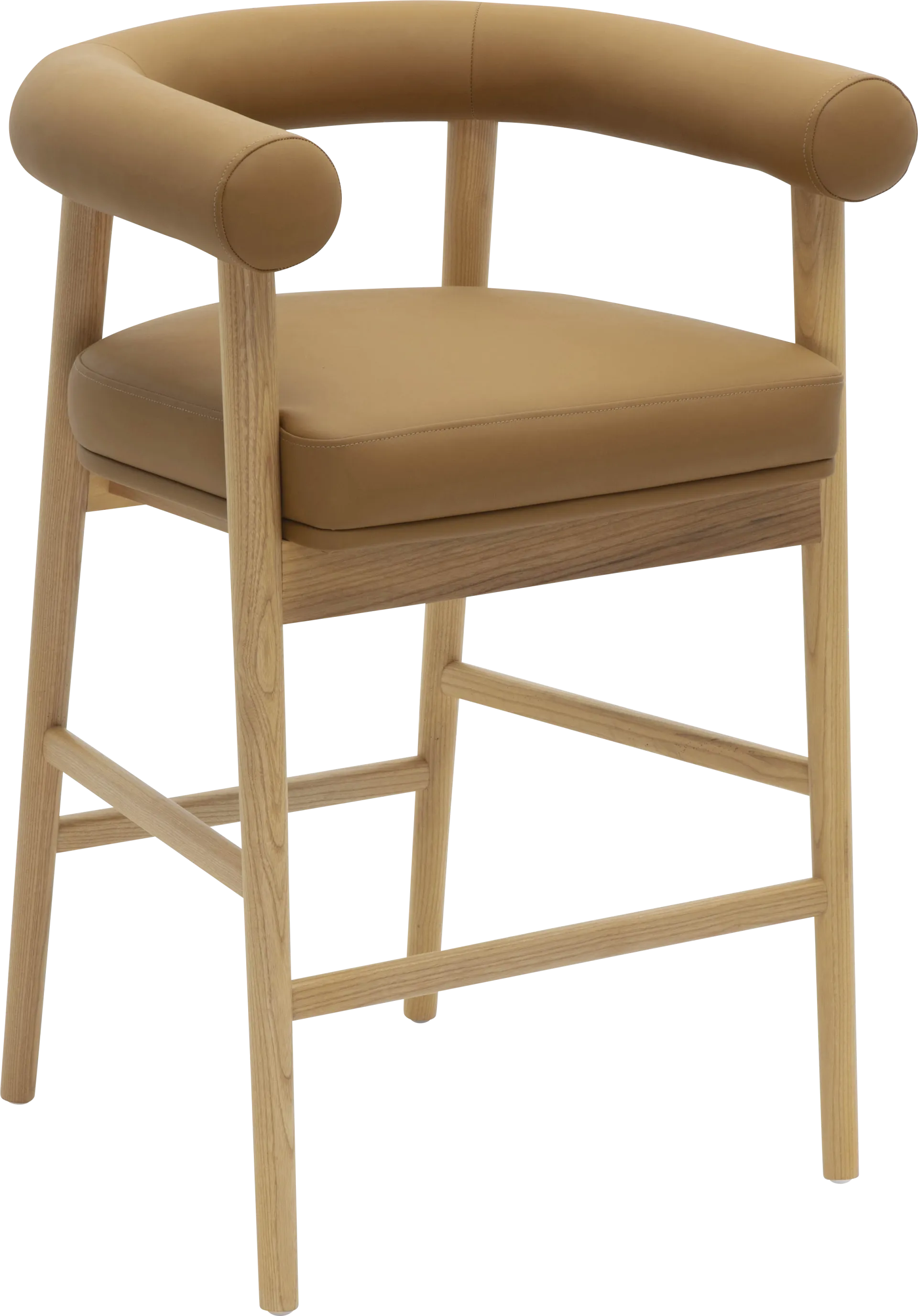 Calewood II Cognac Counter Height Stool - Image 1