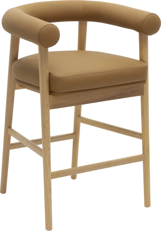 Calewood II Cognac Counter Height Stool