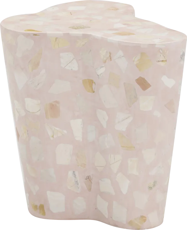 Waveshine Pink End Table