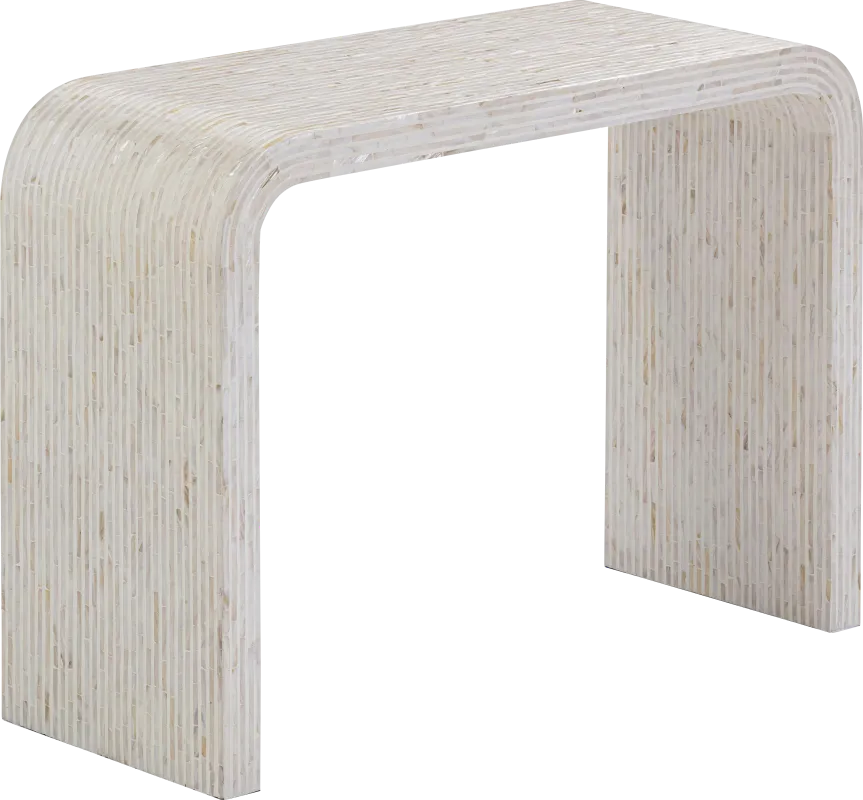 Cloudwaz Cream Console Table