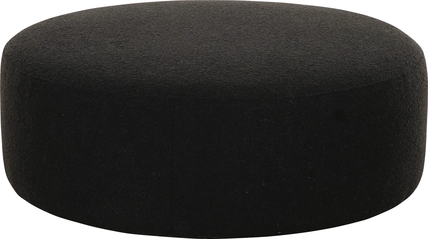 Columa Black Ottoman