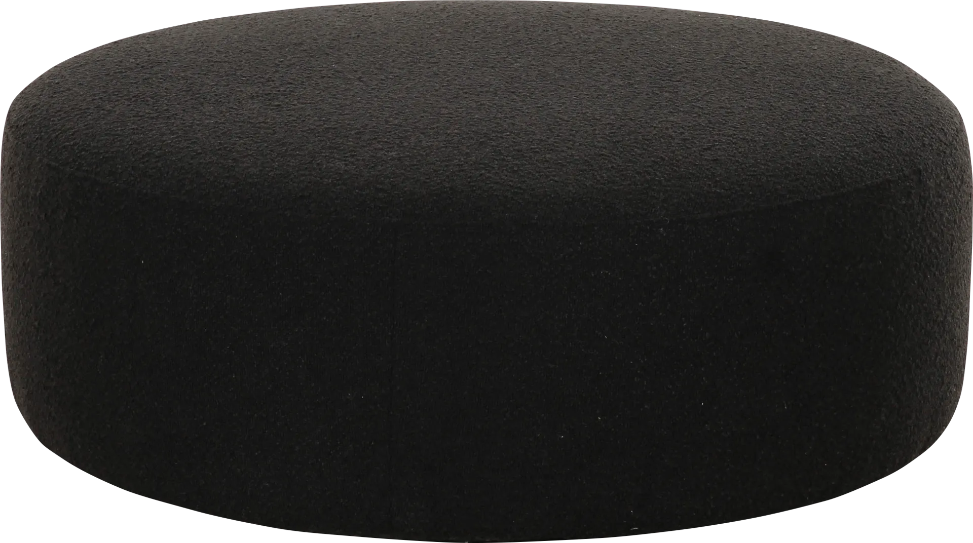 Columa Black Ottoman - Image 1