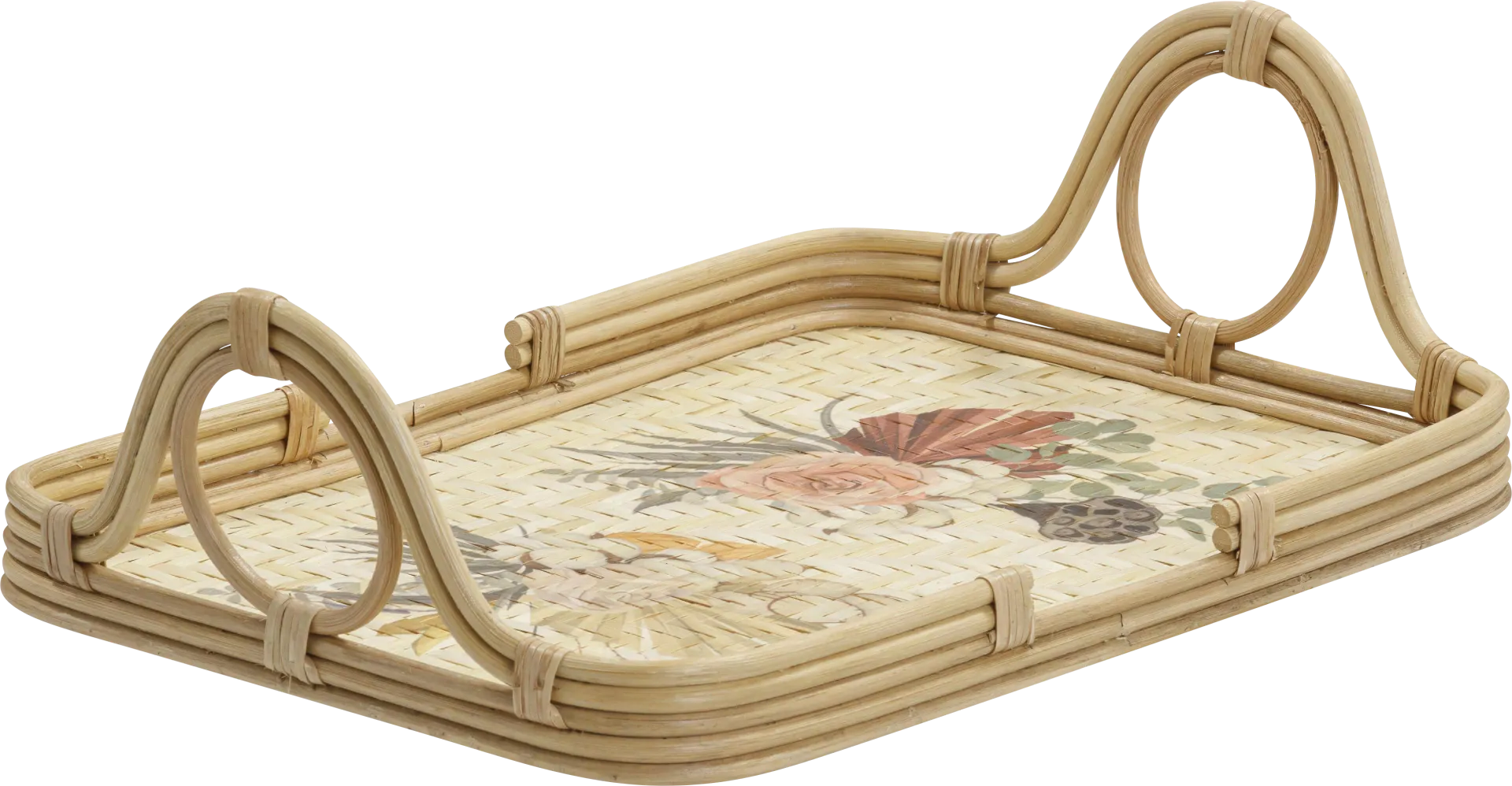 Crowhead Brown Rectangle Tray - Image 1