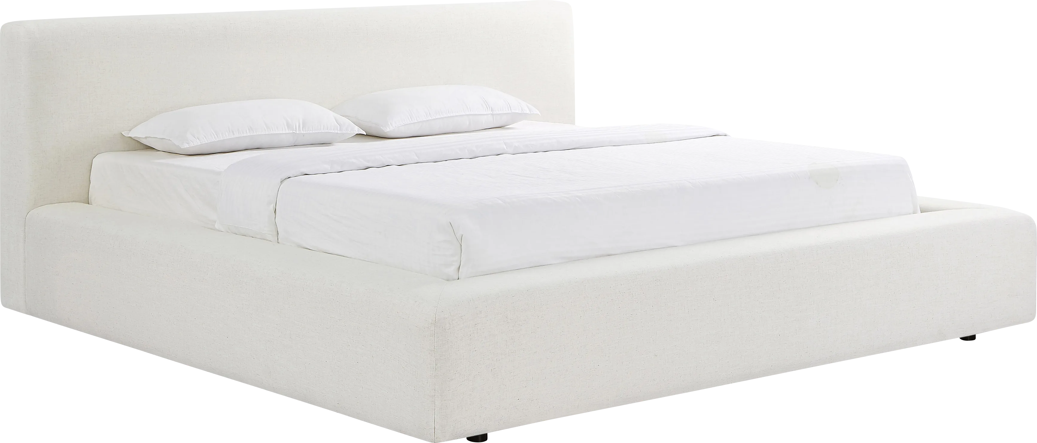 Lemonwares Cream King Storage Bed - Thumbnail - Image 1