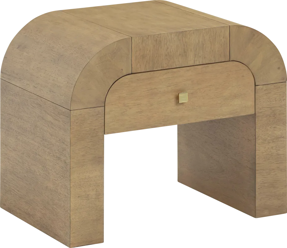 Azurite Brown Nightstand