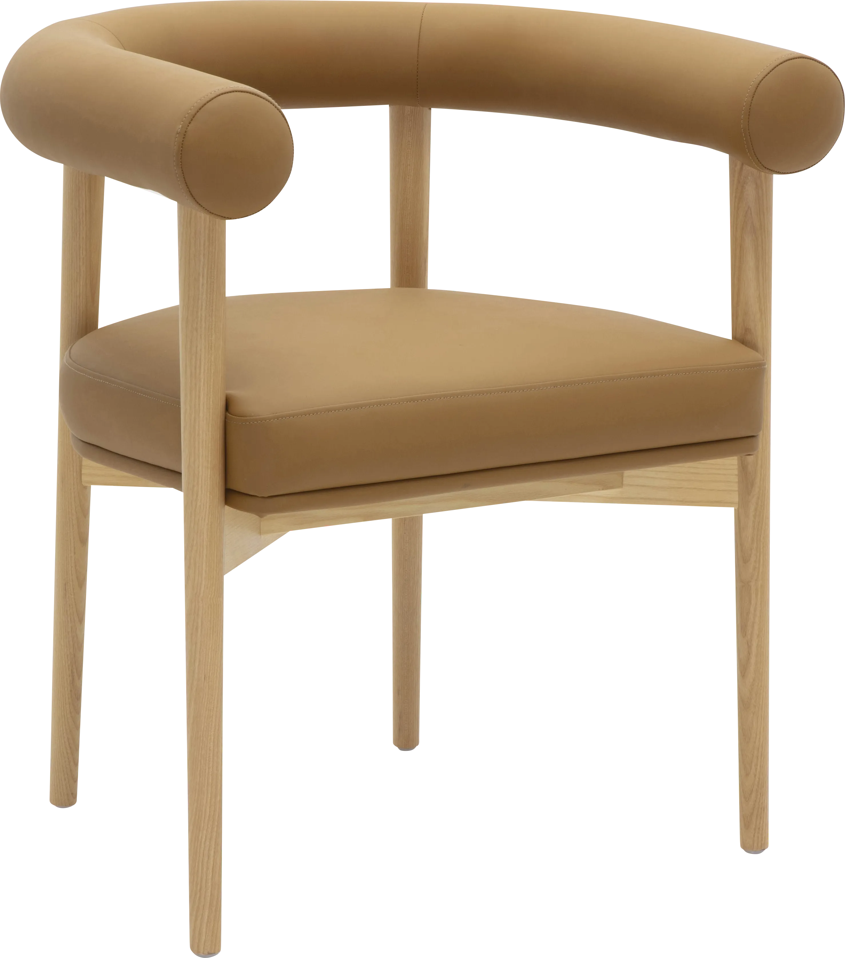 Calewood II Cognac Arm Chair - Thumbnail - Image 1