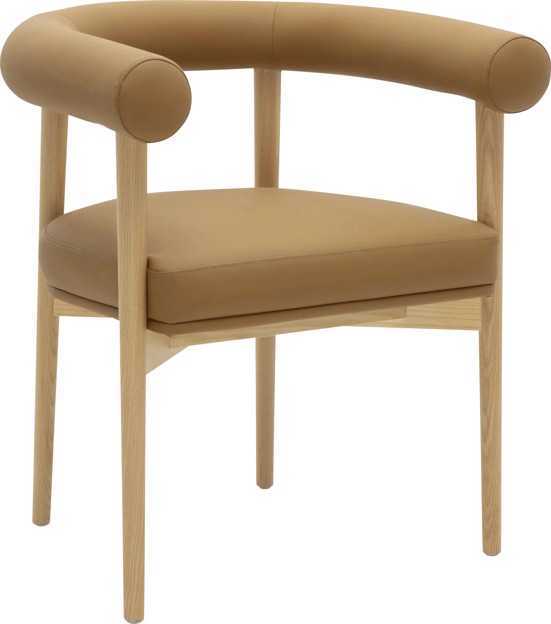 Calewood II Cognac Arm Chair - Image 1