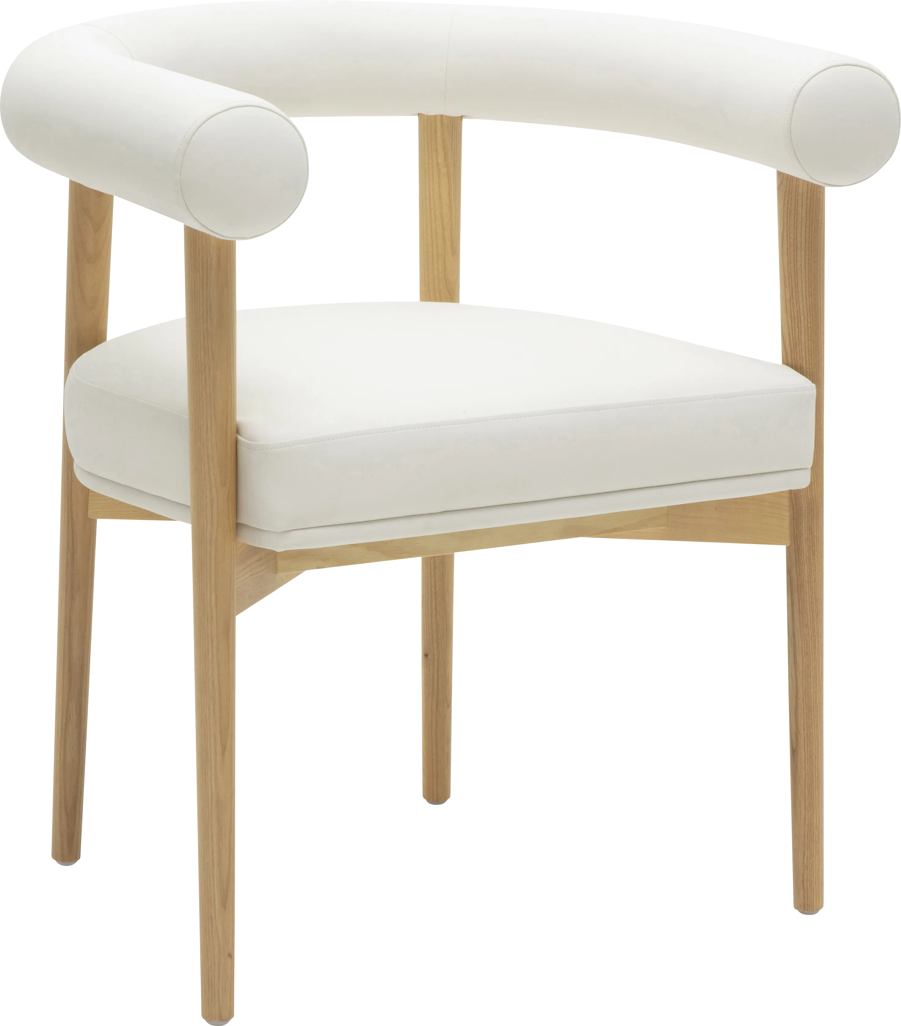 Calewood II White Arm Chair