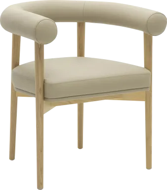 Calewood II Taupe Arm Chair