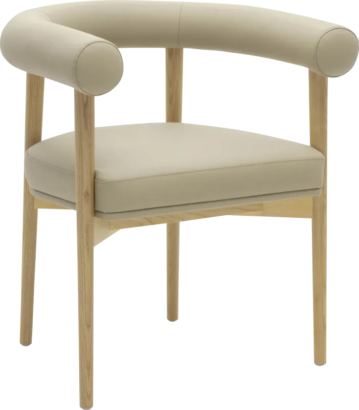Calewood II Taupe Arm Chair