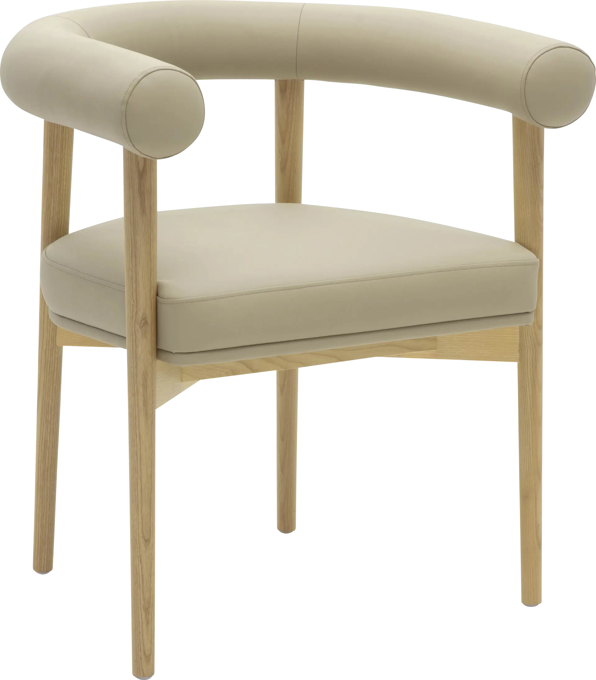 Calewood II Taupe Arm Chair
