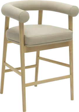 Calewood II Taupe Counter Height Stool