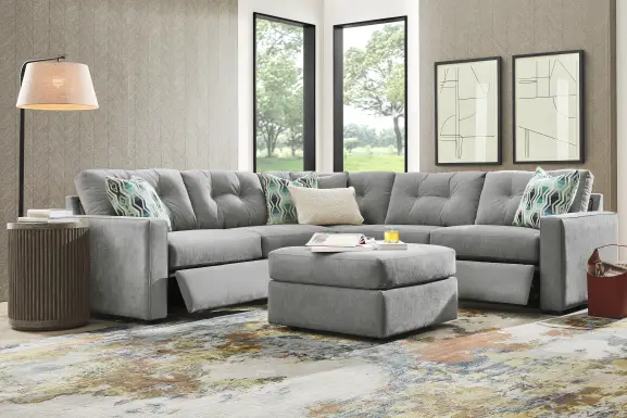 Gray 5 Pc Power Reclining ModularOne