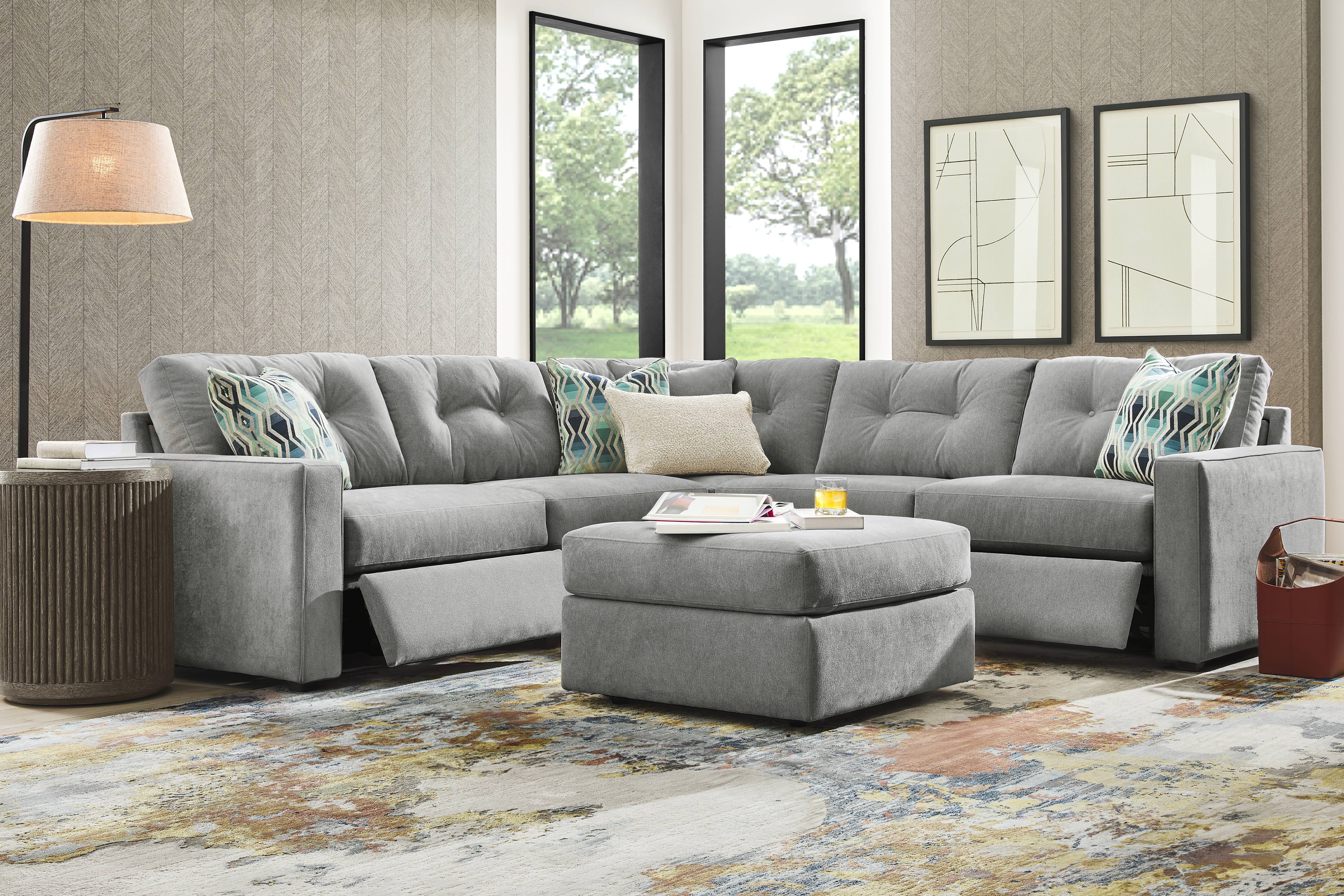 Gray 5 Pc Power Reclining ModularOne