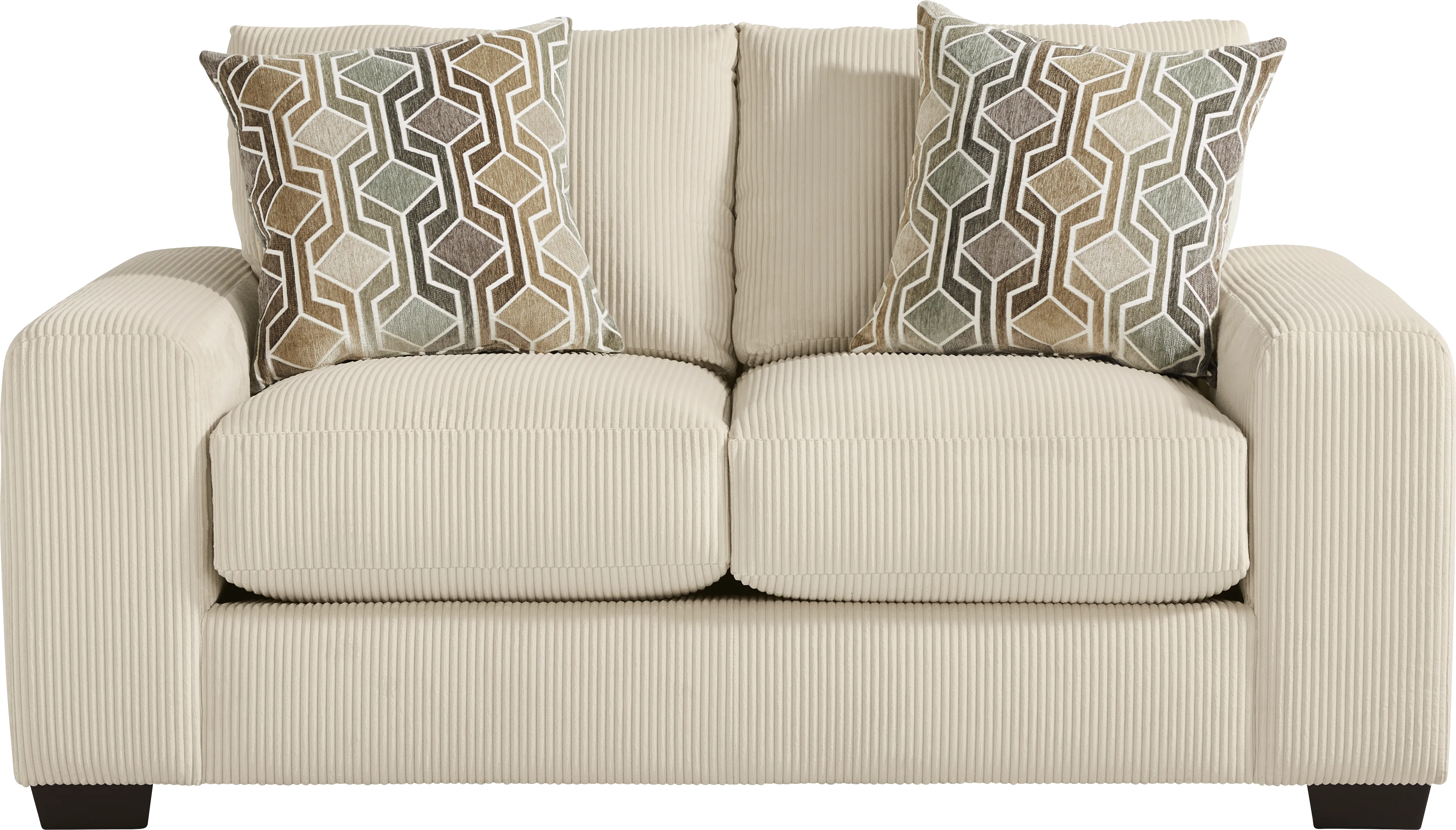 The Challenge Cream Loveseat - Thumbnail - Image 1