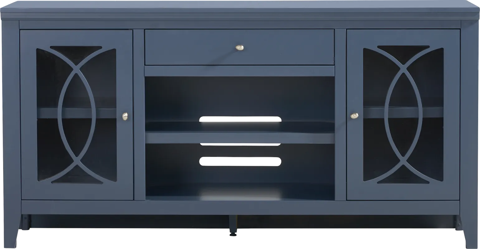 Abbie II Blue 66 in. Console