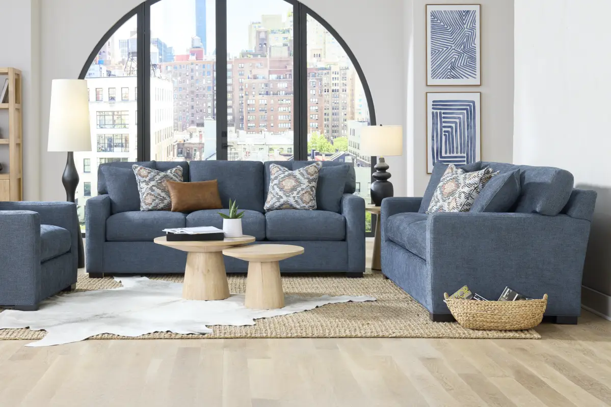 Harmonie Sapphire 7 Pc Living Room