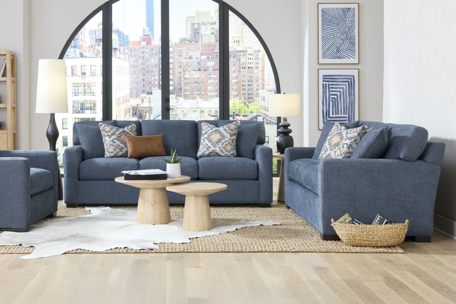 Harmonie Sapphire 2 Pc Living Room - Image 1