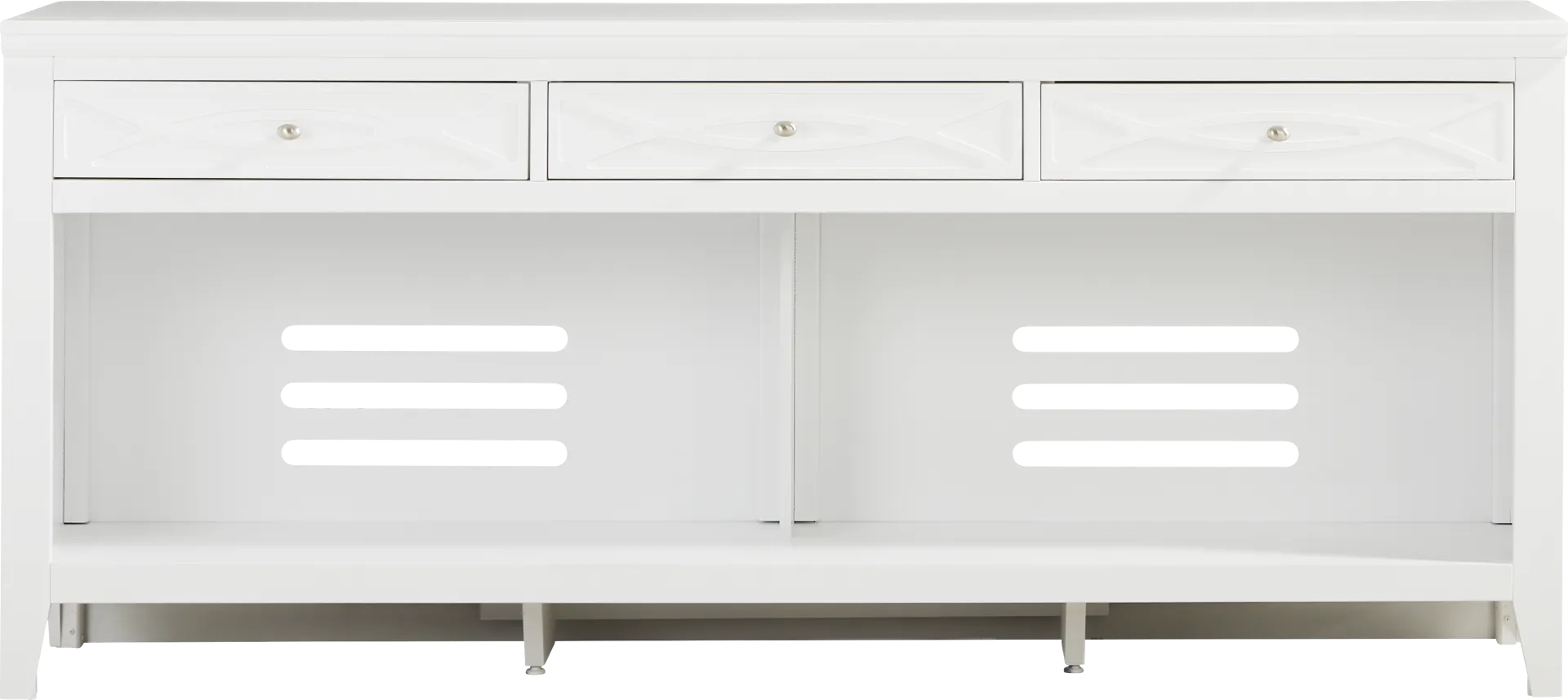 Abbie II White 77 in. Console - Image 1