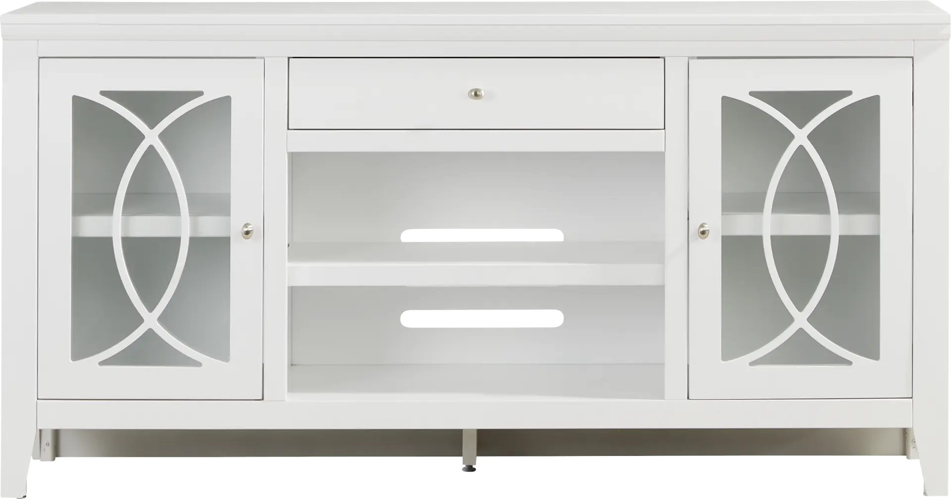 Abbie II White 66 in. Console