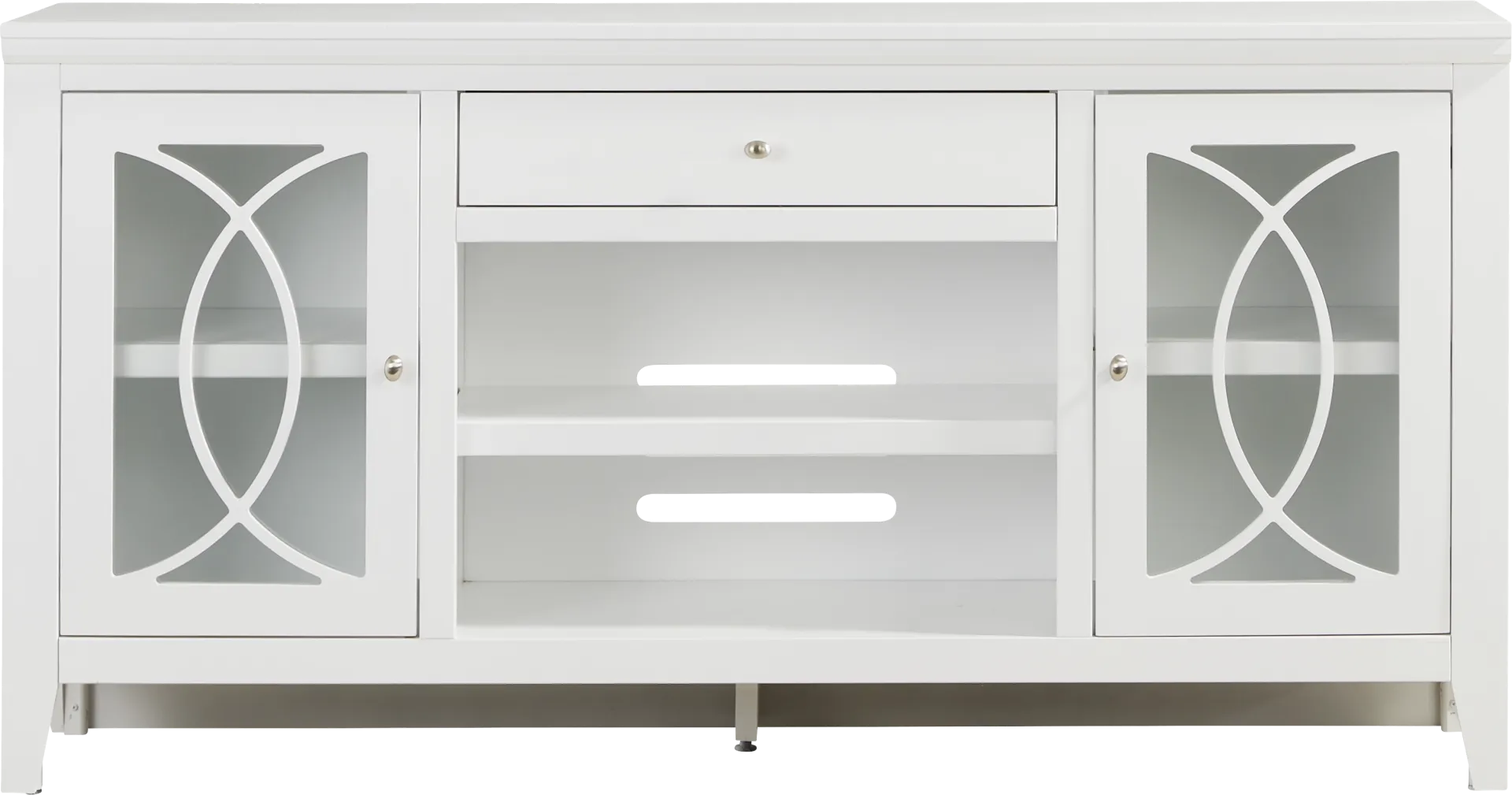 Abbie II White 66 in. Console - Image 1
