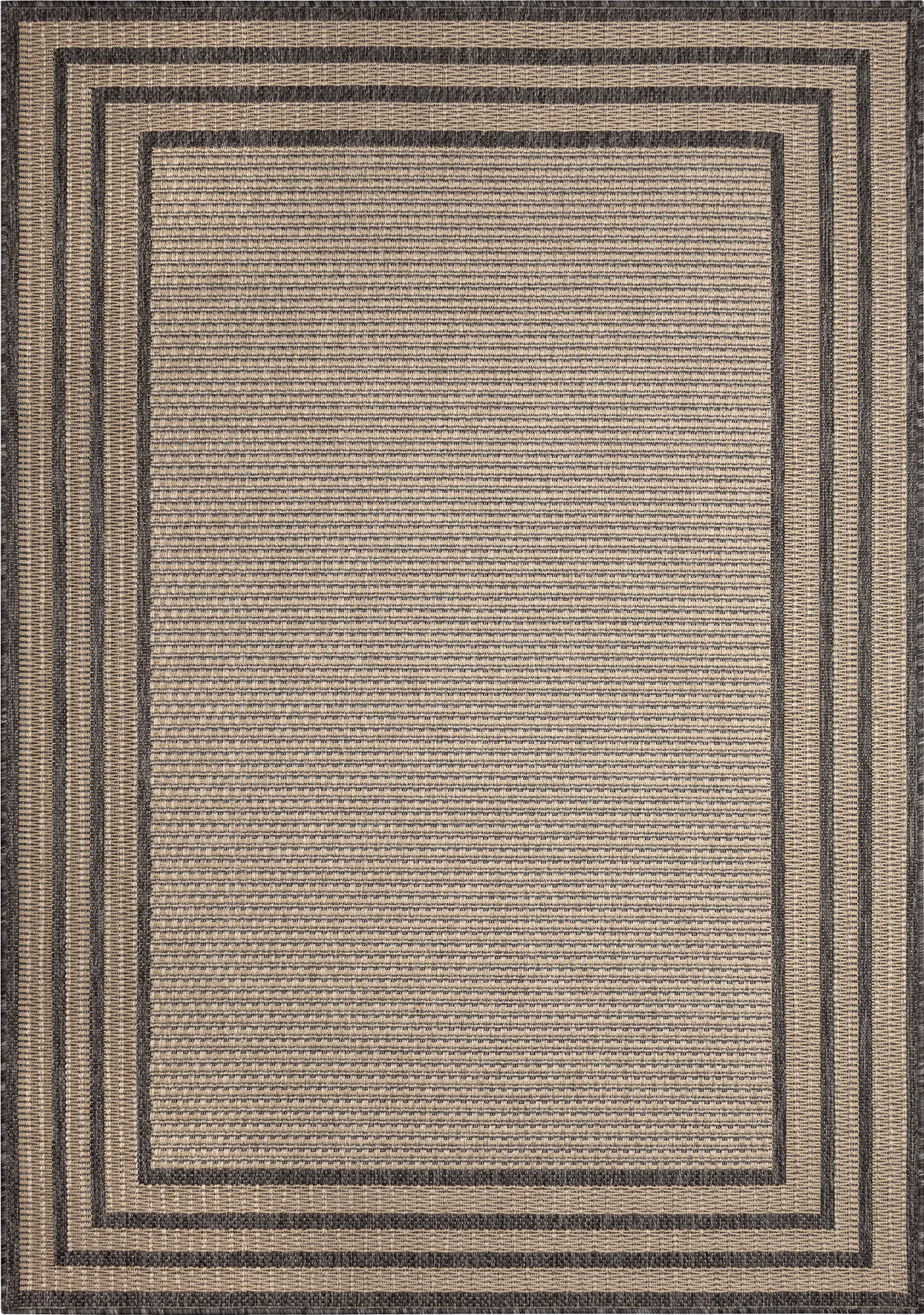 Typha Taupe 7'10 x 9'10 Indoor/Outdoor Rug - Thumbnail - Image 1