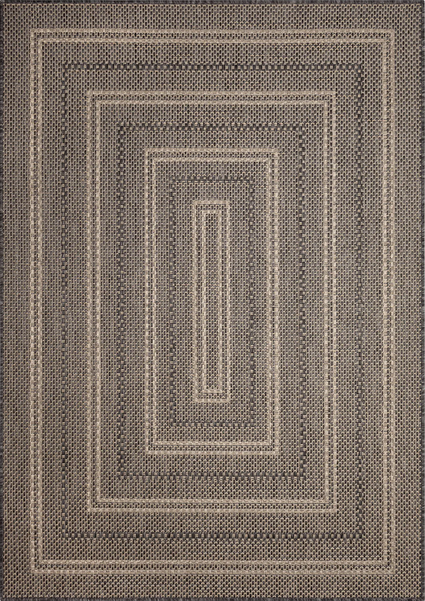 Almoris Black 6'6 x 9'4 Indoor/Outdoor Rug - Image 1