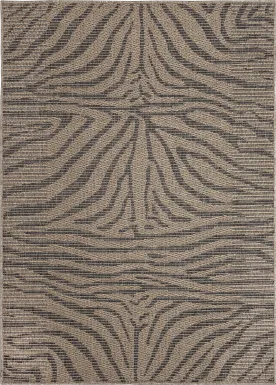 Thebe Taupe 5'3 x 7'3 Indoor/Outdoor Rug