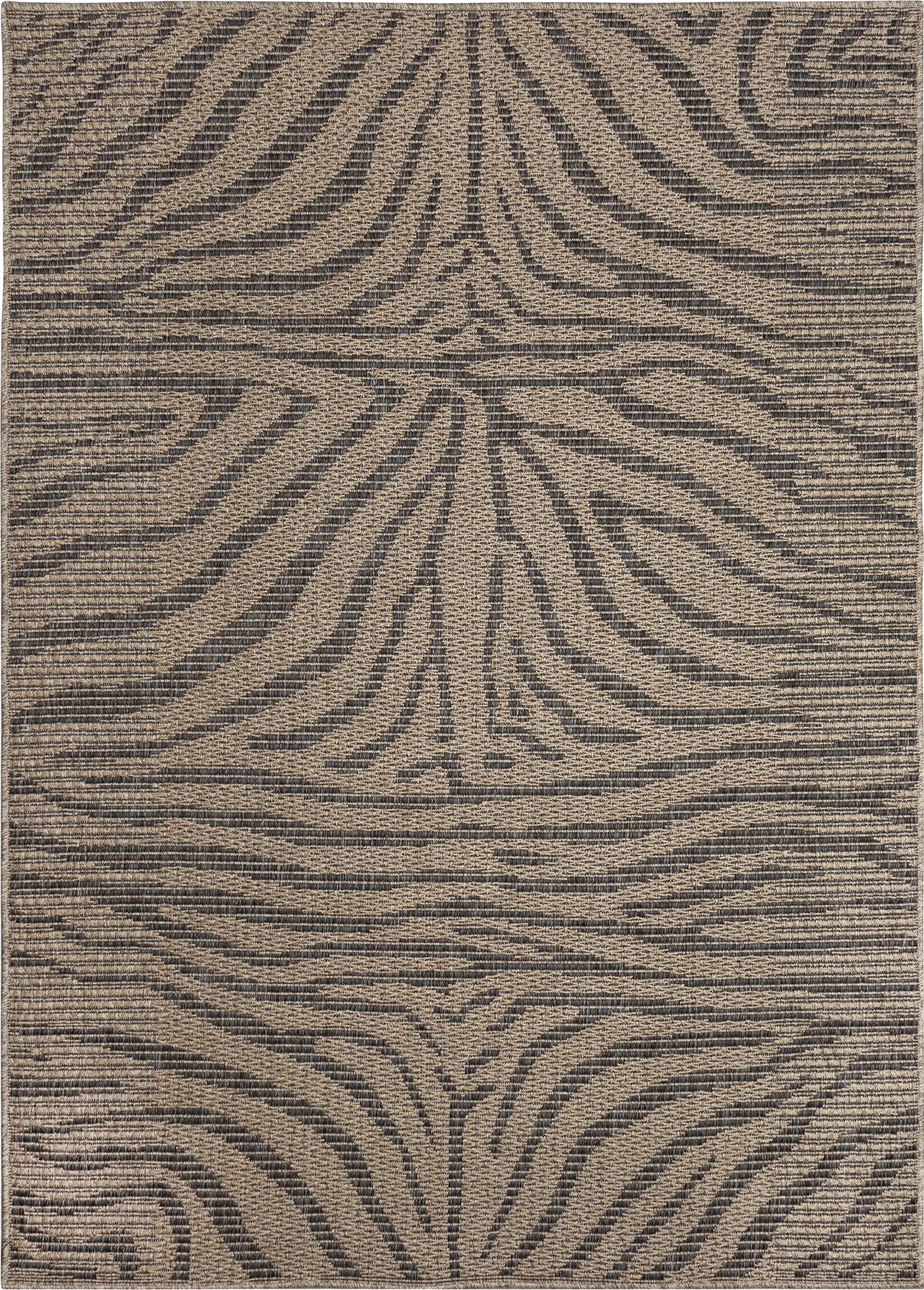 Thebe Taupe 5'3 x 7'3 Indoor/Outdoor Rug - Image 1