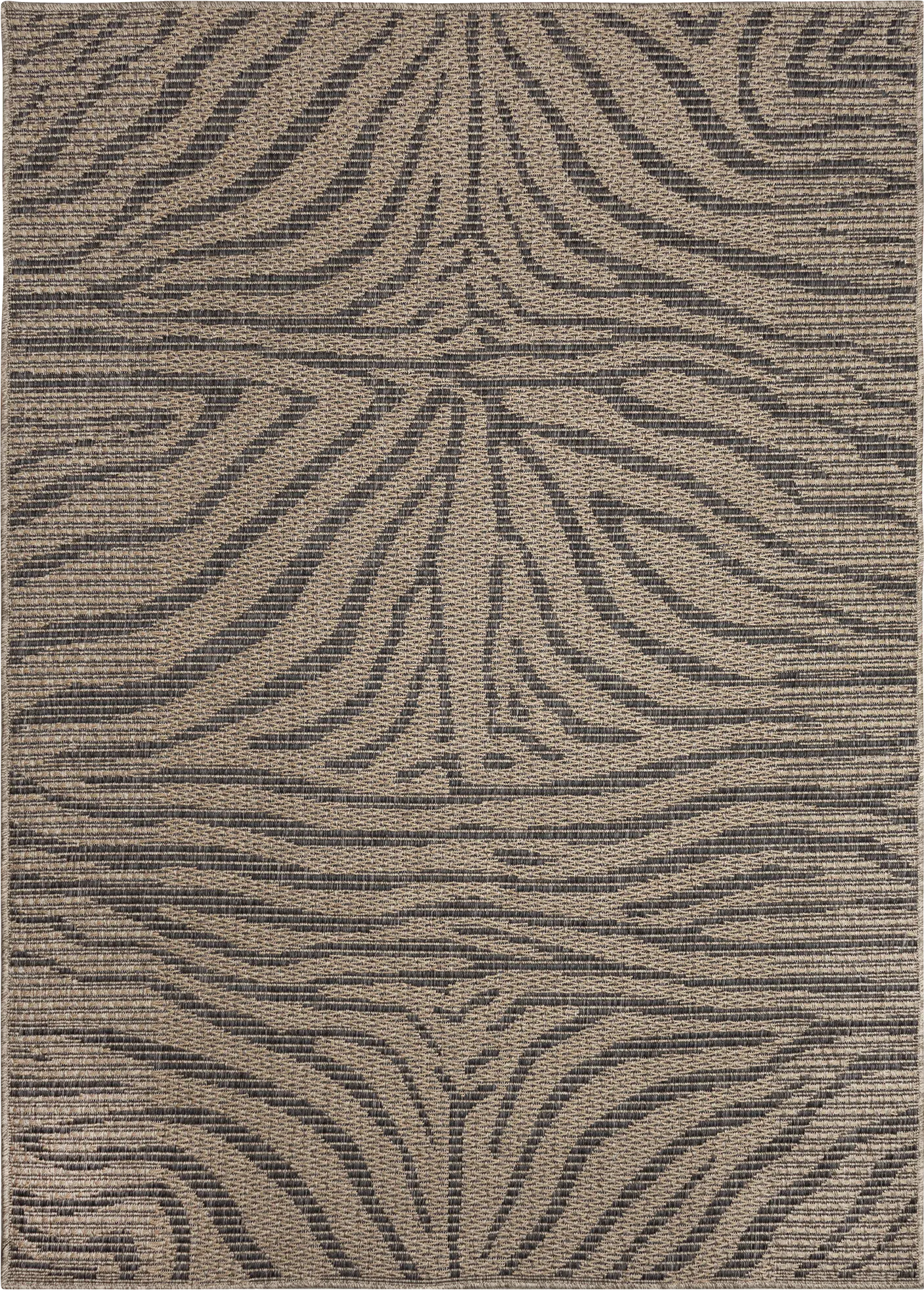 Thebe Taupe 5'3 x 7'3 Indoor/Outdoor Rug