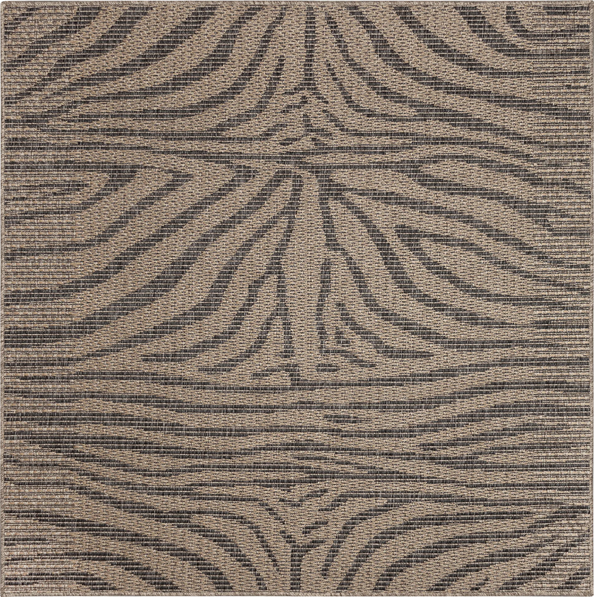 Thebe Taupe 7'10 Sqaure Indoor/Outdoor Rug - Image 1