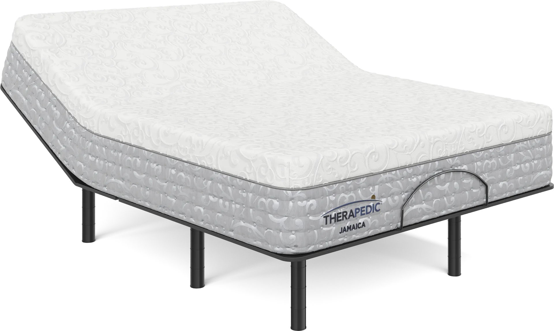 Therapedic Jamaica Queen Mattress with Head Up Only Base - Image 1