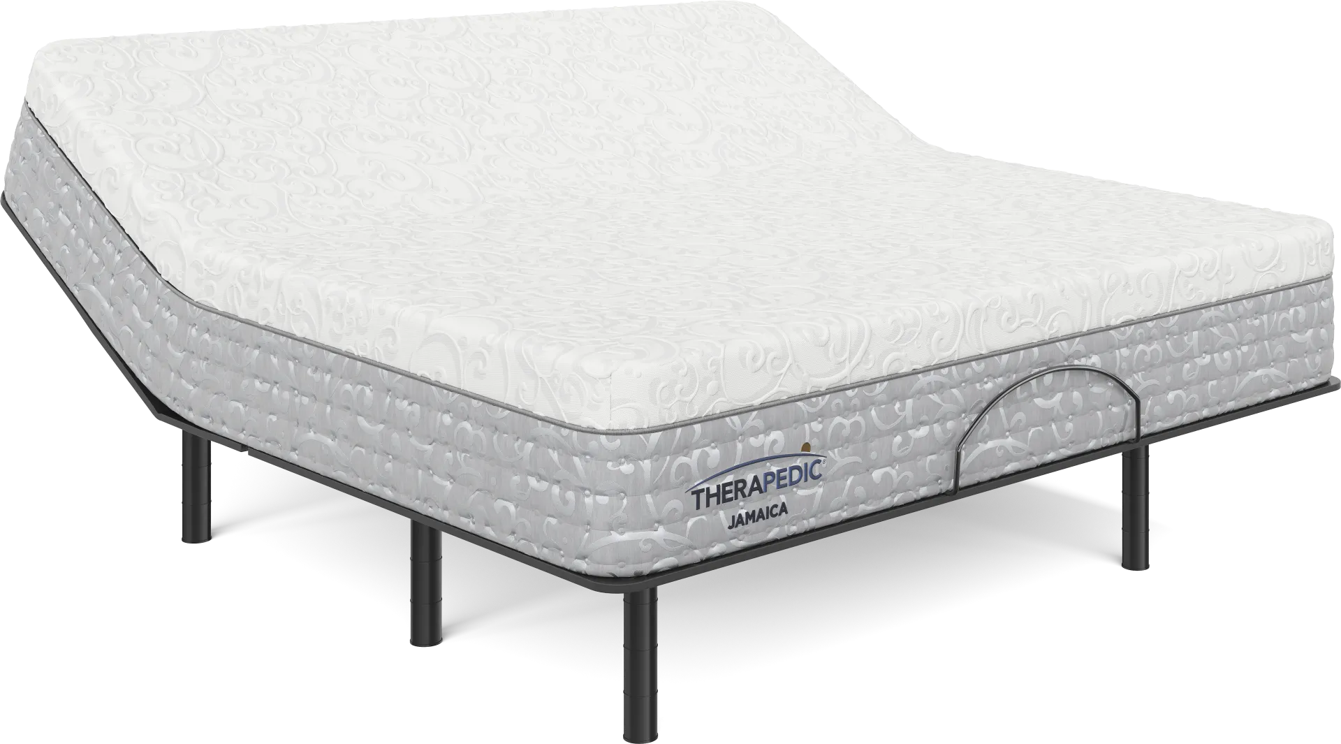 Therapedic Jamaica King Mattress with Head Up Only Base - Image 1