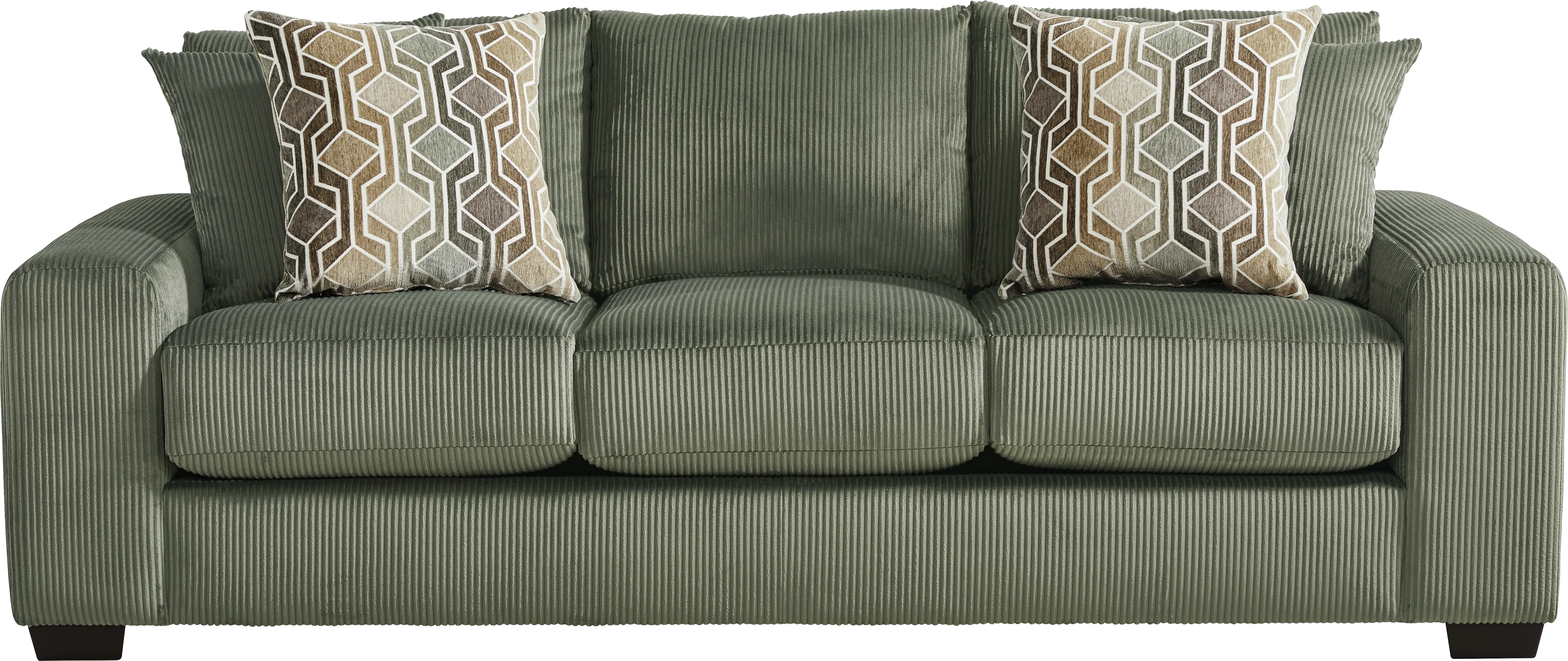The Challenge Green Gel Foam Sleeper Sofa - Thumbnail - Image 1