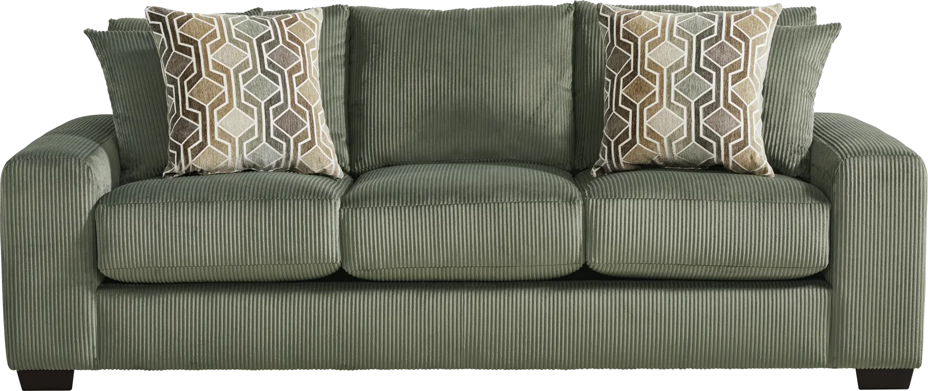 The Challenge Green Sofa