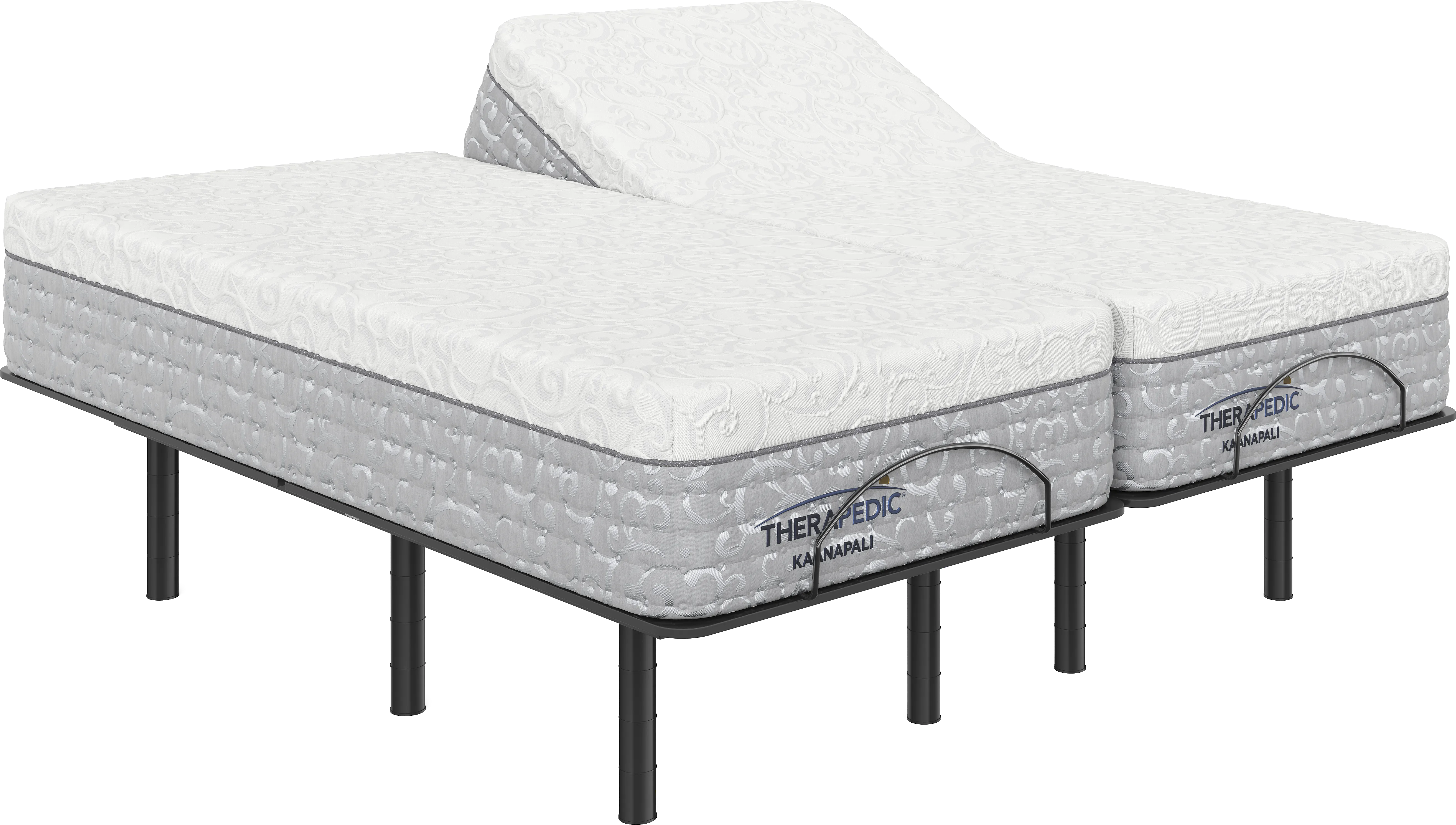 Therapedic Kaanapali Split King Mattress with Head Up Only Base - Thumbnail - Image 1