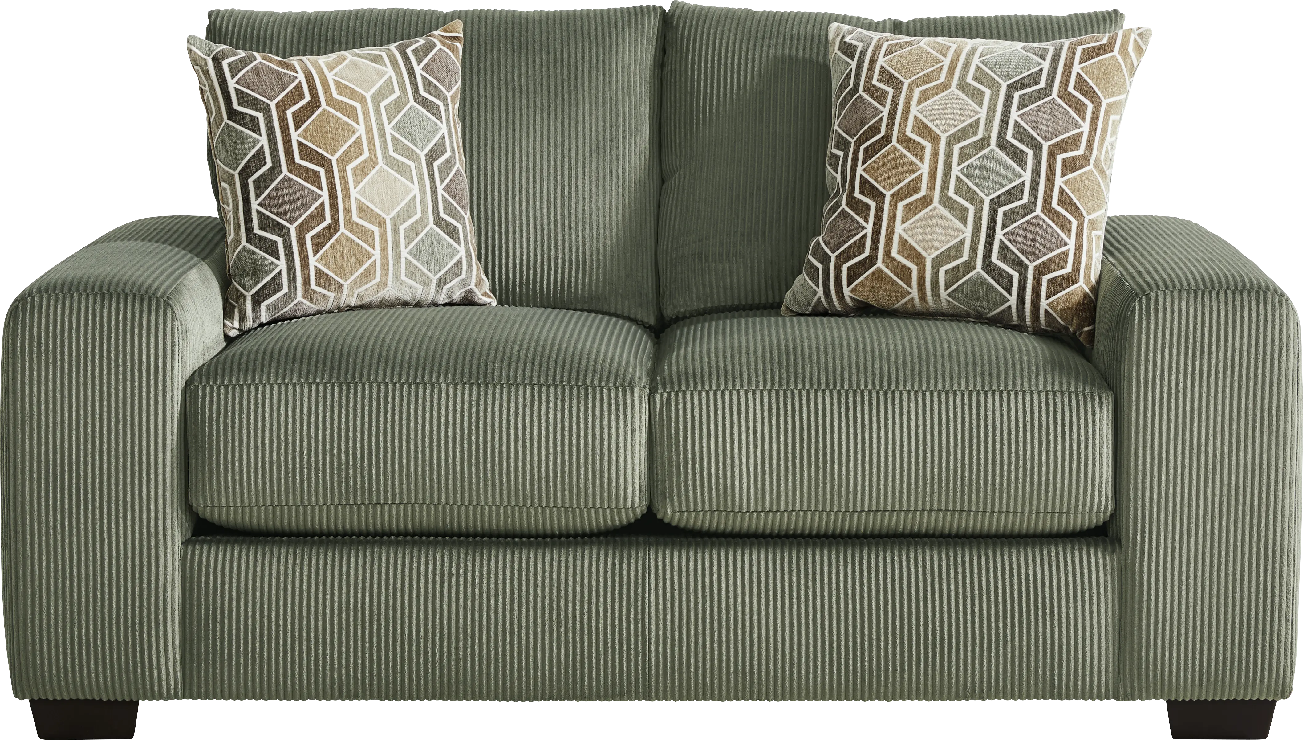 The Challenge Green Loveseat - Thumbnail - Image 1