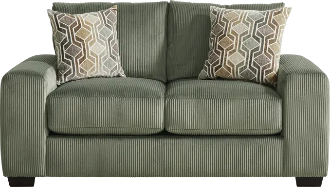 The Challenge Green Loveseat