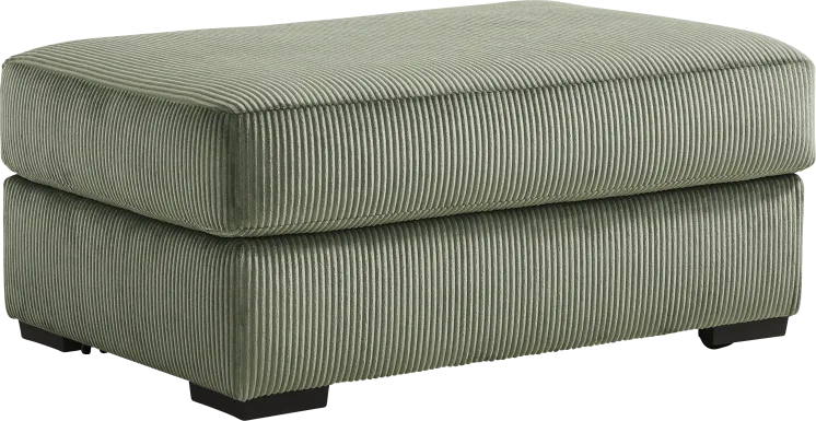 The Challenge Green Ottoman