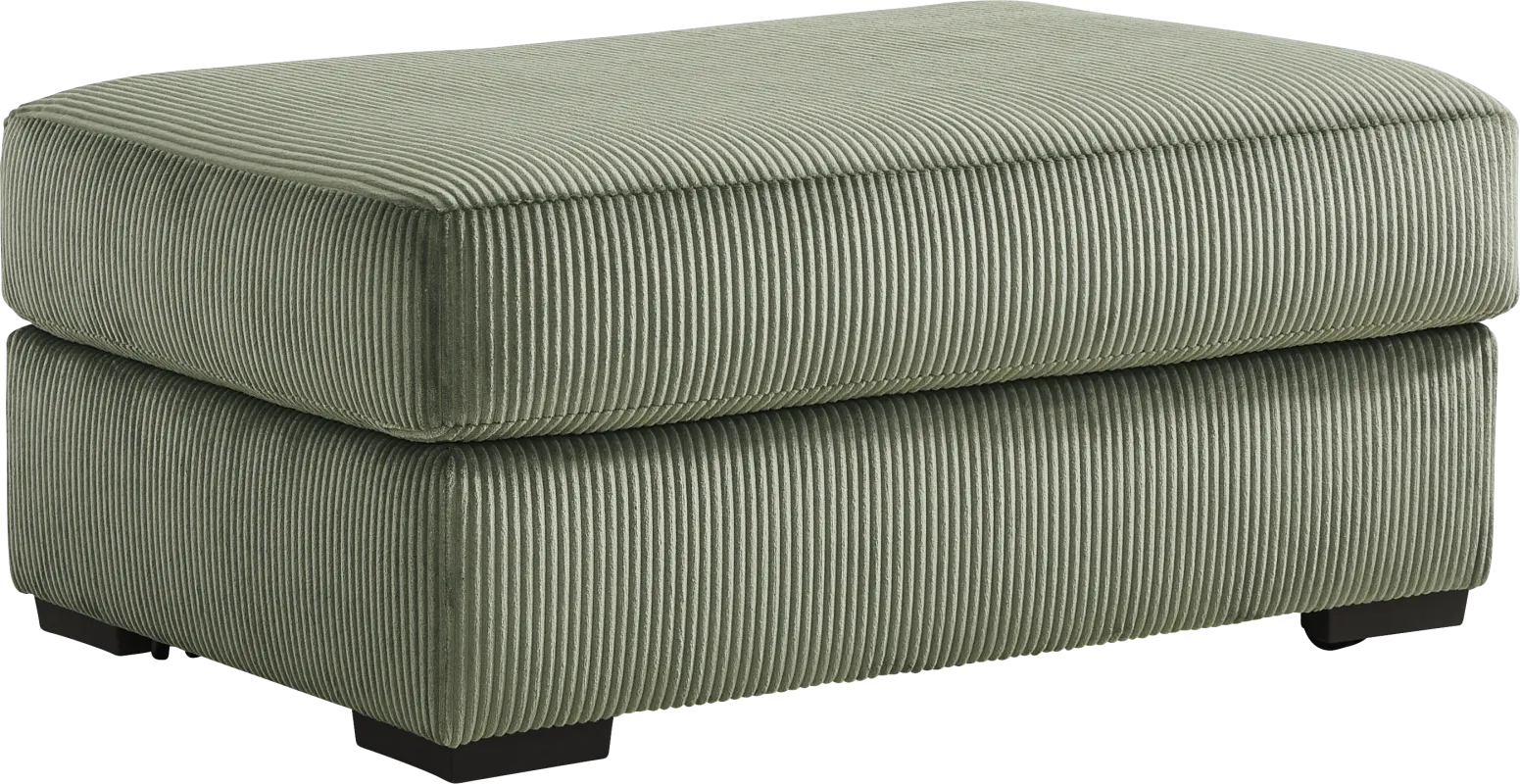 The Challenge Green Ottoman