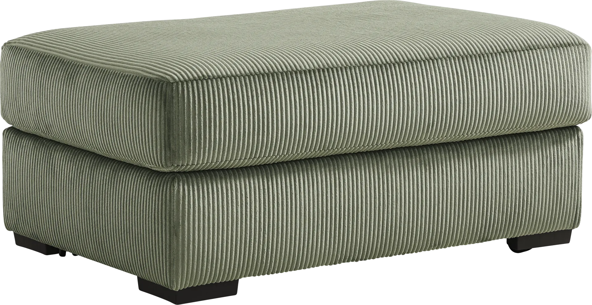 The Challenge Green Ottoman - Image 1