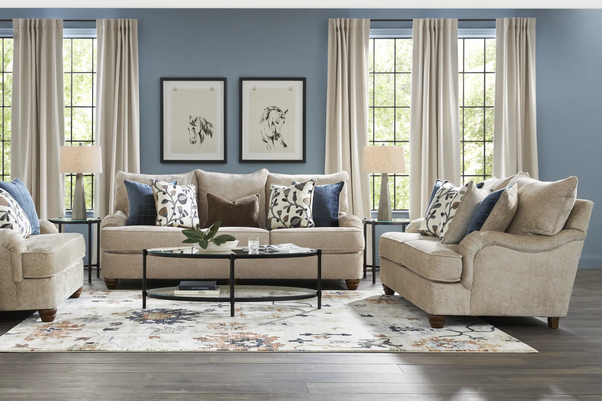 Berkeley Heights Beige Sofa - Image 1