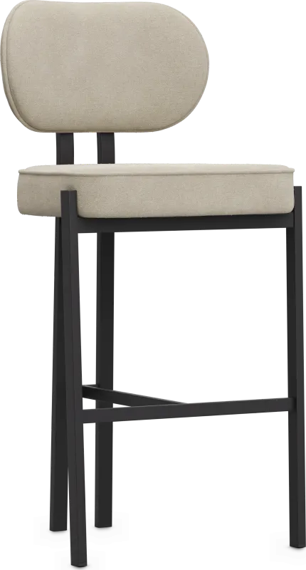 Gallico Cream Bar Stool