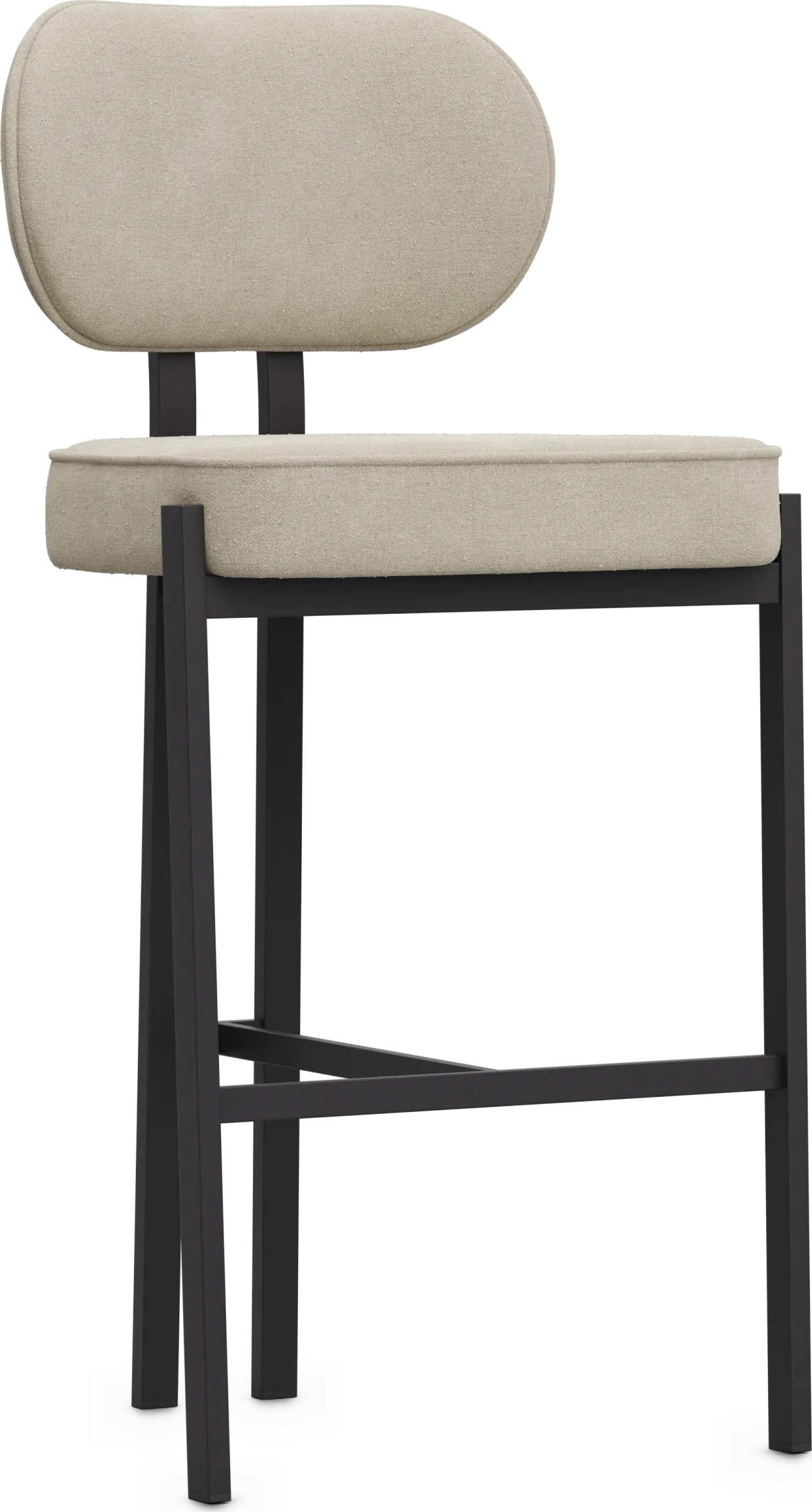 Gallico Cream Bar Stool - Image 1
